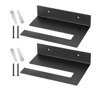 Genérico Skateboard Wall Mount, Dangling Display Rack Hook, 2X Reusable Hanger Set, Sturdy Wall Storage Brackets, Easy Install Holder for Garage, Bedroom, Living Room, Skater Use