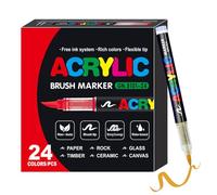 Generico Sketching Drrawing Markers - Permanent Drawiing Marrkers | All-usage Coloring Sketching Drrawing Markers, Multifunctional Vivid Colors Drawing Art Supplies Kit For Coloring, Drawing