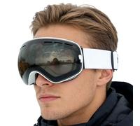Genérico Ski Lunettes anti-buée UV400 Protection Frameless Double Verres Windproof Winter Sports Gear For Snowboarding Skiing Cycling Men Women Youth Adults Outdoor