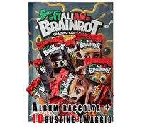 Generico SKIFIDOL Italian BRAINROT Album exclusif + 10 sachets scellés - Trading Card Game Collection 2024