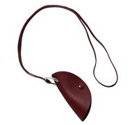 Genérico Small Key Bag - Étui de rangement compact en cuir synthétique résistant aux intempéries pour clés et petits accessoires, Lie de vin, Consulte la descripción, Voir description