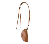 Genérico Small Key Bag - PU Leather Earphones Carry Pouch, Compact Travel Storage Case | Stylish Wear-Resistant Mini Organizer for Keys, and Small Accessories, Marron, Consulte la descripción, Voir