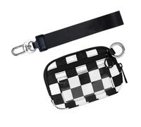 Generico Small Wallet for Women | Credit Card Holder Wristlet Wallet | Waterproof Coin Pocket & ID Window for Women & Girls | Compact & Stylish Wallet, Noir et blanc., riferimento alla