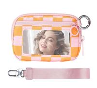 Generico Small Wallet for Women | Credit Card Holder Wristlet Wallet | Waterproof Coin Pocket & ID Window for Women & Girls | Compact & Stylish Wallet, rose, riferimento alla descrizione, Se
