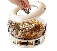 Generico Snack Pots - Snacks Box | Rotating Wide Mouth Stackable | Snack Box Container | Containers For Family, Students, Adults, Men, Women, Kitchen, Home, Indoor, Office, Partys