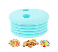 Genérico Snacks en silicone - Collations pliables avec couvercle | Conteneur de nourriture portable | Boîtes à bonbons aux fruits en silicone anti-poussière et anti-saleté de qualité alimentaire, alm