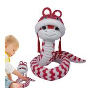 Generico Snake Year Plush, Snake Mascot Plush, Chinese New Year Decorations 2025, Lunar New Year Snake Plush Toy, Snake Plush Toy for Family, Chinese Snake Plush, Lunar New Year Plush Toy,