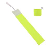 Generico Soccer Captain Band, Bright Colors Protective Arm Badge Football Arm Bands, Basketball Player Band Polyvalent Soccer Captains Sleeve Cuffs for Children Adults, vert, riferimento alla