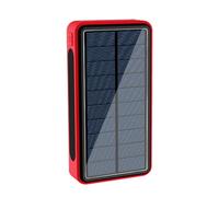 Generico Solar Panel Power Bank, Power Bank Solar Charger for Phone | 20000mAh Support 4 Electronics Equipment with Led Light for men, Women, Adults, Teens, Students
