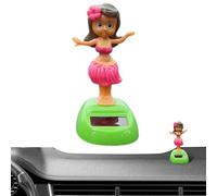 Generico Solar Swinging Car Figurine - Hawaii Girl Dashboard Decoration, Waterproof Shaking Funny Ornement, Weather Resistant Table and Desk Decor | Home Office Patio Interior Decorative Fun Use