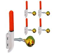 Generico Sonnette pour cannes de | alarme électrique LED portable, pour poisson-chat, lac, rivière, surf, pour carpe poisson-chat dans les lacs rivières mer surf glace