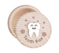 Genérico Souvenirs de dents | Stockage de dents perdues en bois - Collection de cheveux perdus pour bébés, garçons, filles, anniversaire, commémoration, mère, père, excellence et artisanat