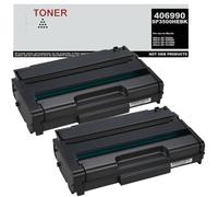 Genérico SP3500 / SP3510 XL Pack 2 Toner Noir Compatible avec Ricoh SP3500HEBK / 406990
