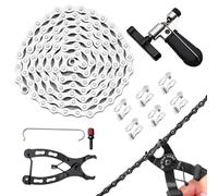 Genérico Speed Chain - Catena di Velocità| Mountain/Road Cycling Maintenance Tools Bicycle Chain Breaker Link Plier, Cutter & Inspection Gauge Multifonction Bicycle Repair Accessories