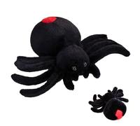 Generico Spider Pillows - Realistic Black Spider Stuffed Animal Plush Pillow, Cute Spider Shaped Throw Pillow | Realistic Black Spider Stuffed Animal Plush Pillow for Christmas Funny Prank Toy