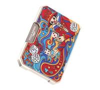 Genérico Spiñner Dice Jeu de cartes en métal 7,8 x 5,3 x 0,7 cm