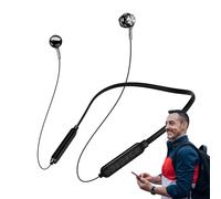 Generico Sports Neckband Headphones, Waterproof Wireless 5.0 | Wireless Design Hands-Free Calls Waterproof Performance Enjoy Lasting Music Unisexe Sports Earbuds For Business, Gym Running