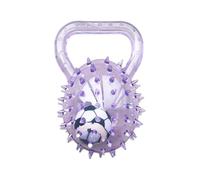 Generico Squeaky Ball - Rubber, 5.91x3.94x3.94in Puppy Ball Spiky | Interactive Dog Chew Toy Handle Grip, Durable Pet Balls For Fetch, Training, Indoor Play, Outdoor Exercise, Mental Stimulation