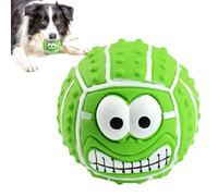 Genérico Squeaky Dog Toys Balls | 8 cm Latex Smile Facce Dogs Balls | Bite Resistant Smile Face Squeaky Dog Balls | Multi Applications pour Puppies, Dogs, Petits Chats et Kittens
