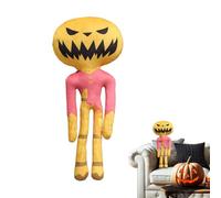 Generico Squelette en peluche Halloween, squelette humain avec crâne doux, crâne doux, décorations festives pour maison, voiture, canapé, bureau, décoration pour maison, voiture, canapé, lit, bureau