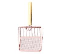 Genérico Stainless Steel Cat Litter Scoop - Ergonomic Mesh Shovel, Metal Poop Sifter for Kittens, Puppies, and All Pet Breeds | Easy-Clean Durable Cat Litterboxes