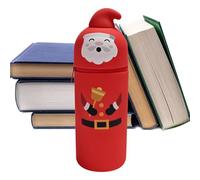Genérico Standing Pencil Case - Sac de rangement pour l'école, en silicone