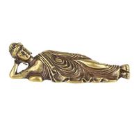 Generico Statue De Bouddha Couché,Figurine Allongée Dans - Statues Et Sculptures, Ornement De Bureau Rétro Pour Salon, Maison, Yoga