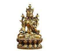 Generico Statue de Bouddha d'intérieur - Petite statue de Bouddha - Sculpture assise - Bouddhisme thaïlandais méditant pour la maison et le jardin - Sculpture décorative - Prière - Figurines de