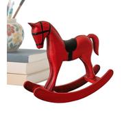 Generico Statue de bureau cheval à bascule, figurine de bon augure, sculpture animal cheval pour bureau, bibliothèque, table de salle à manger, chambre de chevet, famille, amis et collectionneurs