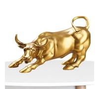 Genérico Statue de cargaison - Figurine en résine de Wall Street, œuvre d'art de la richesse de la chance | Créatifs de longue durée, design moderne, décoration marché boursier