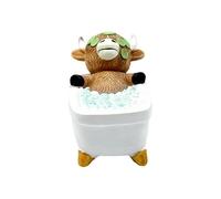 Generico Statue De - Rustique Drôle Esthétique Mini Figures Pour Douche, Mignon Figurine Petites Figures,Pour Extérieur Maison Chambre Salon Table Bureau Ferme Jardin