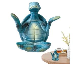 Genérico Statue de Yoga - Marina Méditation Statues de Yoga | Décorations de plage côtière | Figure Zen | Décoration de salle de bain pour salon, jardin de chambre, bureau, petit océan