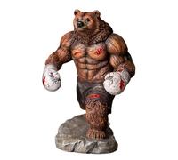 Generico Statue d'ours | Sculpture abstraite d'ours boxeur - Statues d'animaux et sculptures figurines, idéal pour salon, cuisine, bureau, café, entrée, table, fenêtre, fêtes et pendaison de