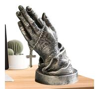 Generico Statue Mains Prianti - Résine Decor Table, Sculpture Artisanale Tableau de Bord | Pour Sedan SUV Camper Camion Bibliothèque Seuil Étagère Exposition Armoire Commode De Chevet Maison Élégante