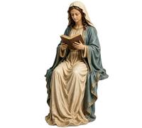 Generico Statues catholiques | Statue décorative de table représentant un siège en lecture | Sculpture religieuse | pour salon, maison, appartement, dortoir, cuisine, bibliothèque, chapelle, église