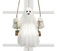 Generico Statues De Fantômes,Sculpture Spectrale En Résine Pour Halloween | Sculpture de Jardin avec Fantôme Balançant,Pour Aménagement Porche Patio Pelouse Arbre Cours Voiture Terrasse