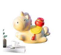 Genérico Statuette de l'année du cheval 2026 | Traditionnelle fabriquée en résine | Animal du signe du cheval comme figurine décorative, pour voiture, magasin, bureau, café