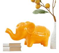 Genérico Statuette d'éléphant, céramique à Collectionner de Bureau, décoration d'éléphant - Fêtes Ferme, Plateau étagé, extérieur, intérieur