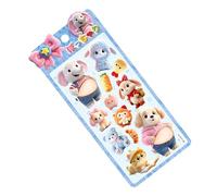 Generico Sticker - Mini autocollant 3D ventre animal | Autocollant 3D petit pour cahier - pour ordinateur portable, , guitares, valises, bagages, cahiers, enveloppes, lunettes, tablettes, agendas
