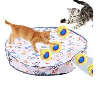 Generico Stimulating Kitten Toys | Cat Playtime Accessories | Fun Interactive Cat Games, Hunting Simulation Toy, Battery Operated Cat Toys, Cat Entertainment Rolling Toy, Feline Exercise Tools