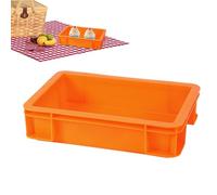 Generico Storage Containers - 10,04 x 6,54 x 2,4 pouces - Boîtes de rangement étanches - Boîtes de rangement empilables pour Closet, Heavy Duty Outdoor Organizers | For Garage Closet Basement Home