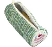 Generico Strawberry Style Pencil Bag, Pen Holder Coin Pouch - Strawberry Pencil Case - Big Capacity Pouch for Girls, Stylish School Stationery Organizer for Teens, vert, riferimento alla