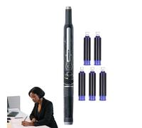 Genérico Stylo à bille rétractable avec plume transparente de 0,38 mm | Matériel éducatif et de bureau pour marquer des croquis, dessiner de l'art et l'école Amis