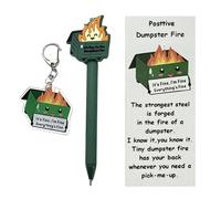 Genérico Stylo, stylos de classe avec porte-clés et marqueur style corbeille à feu | Pot à crayons créatif pour prendre des notes, devoirs, étudiants, enseignants, classe