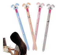 Generico Stylos mignons pour chiens pour - Stylos mignons pour écrire avec des animaux de dessin animé, design avec encre lisse, matériel scolaire pour étudiants, amusants pour l'apprentissage
