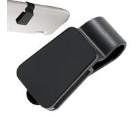 Generico Sunvisor Sunglasses Holder - ABS 8 x 5,5 x 4 cm | Multi-Functional Car Eyeglasses Clip, Leather Wrap Sun Sunglass Storage Clip | Car Pickup Truck Interior Organizer Use, Noir ,