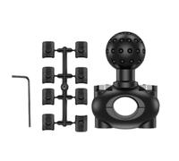 Generico Support à boule | Adaptateur de rétroviseur antidérapant | Support étanche pour vélo d'extérieur avec rotation complète