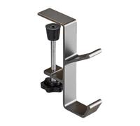 Genérico Support de bureau réglable : pince à suspendre, pince multi-usages pour l'organisation de la maison, polyvalente pour chaise de restaurant, présente une forte prise en main avec