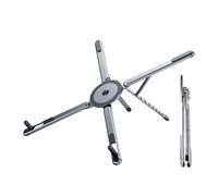 Genérico Support de bureau réglable pour ordinateur portable : support magnétique pliable en aluminium, refroidissement compact, base stable antidérapante pour tablette, durable pour EST