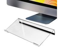 Genérico Support de clavier incliné en acrylique, surface surélevée, base informatique, plateau typographique, rehausseur ergonomique pour tables, structure visible, aide numérique, compact, résistant